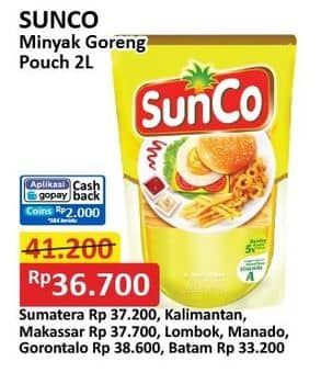 Promo Harga Sunco Minyak Goreng 2000 ml - Alfamart