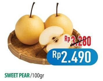 Promo Harga Pear Sweet per 100 gr - Hypermart