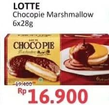 Promo Harga Lotte Chocopie Marshmallow per 6 pcs 28 gr - Alfamidi