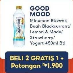 Promo Harga GOOD MOOD Minuman Yogurt/Minuman Ekstrak Buah  - Indomaret