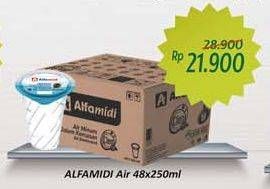 Promo Harga ALFAMIDI Air Mineral per 48 pcs 250 ml - Alfamidi