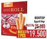 Promo Harga Biskitop Egg Roll 86 gr - Hypermart