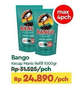 Promo Harga Bango Kecap Manis 1000 gr - TIP TOP