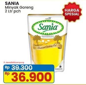 Promo Harga Sania Minyak Goreng 2000 ml - Indomaret