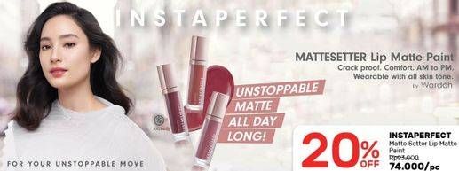 Promo Harga WARDAH Instaperfect Mattesetter Lip Matte  - Guardian