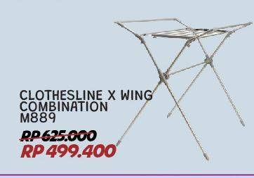 Promo Harga MAMI1 M-889 | Clothesline x Wing Combination  - Courts