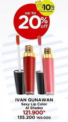 Promo Harga IVAN GUNAWAN Sexy Lip Color All Variants  - Watsons