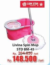 Promo Harga Lion Star Livina Spin Mop BM-45  - Hari Hari