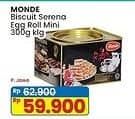 Promo Harga Monde Serena Egg Roll 300 gr - Indomaret