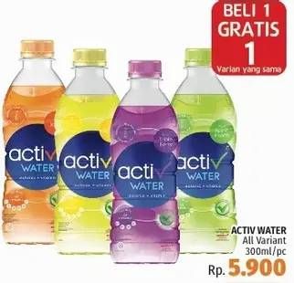 Promo Harga ACTIV WATER Minuman Isotonik + Multivitamin All Variants  - LotteMart