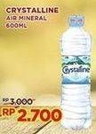 Promo Harga CRYSTALLINE Air Mineral 600 ml - Indomaret