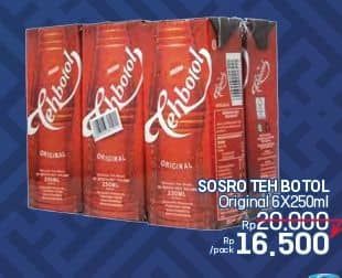 Promo Harga Sosro Teh Botol Original 250 ml - LotteMart
