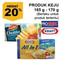 Promo Harga Produk Keju 165 - 170gr  - Giant