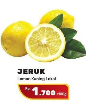 Promo Harga Jeruk Lemon Lokal per 100 gr - Yogya