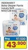 Promo Harga Indomaret Baby Diapers Pants Luxury Soft L28, M32 28 pcs - Indomaret