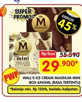 Promo Harga Walls Magnum Mini per 6 pcs 45 ml - Superindo