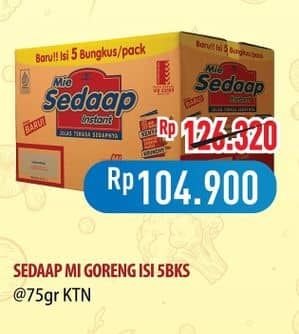 Promo Harga Sedaap Mie Goreng Original per 40 pcs 90 gr - Hypermart