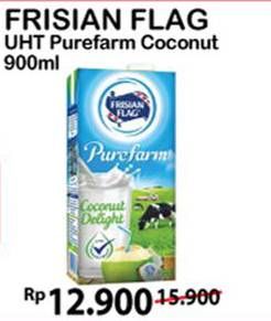Promo Harga FRISIAN FLAG Susu UHT Purefarm Coconut Delight 900 ml - Alfamart