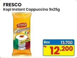 Promo Harga Fresco Cappuccino per 9 sachet 25 gr - Indomaret
