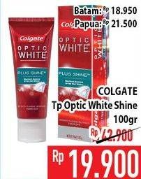 Promo Harga COLGATE Toothpaste Optic White 100 gr - Hypermart