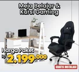 Promo Harga Meja Belajar & Kursi Gaming  - COURTS