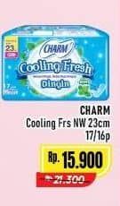Promo Harga Charm Extra Comfort Cooling Fresh NonWing 23cm 16 pcs - Alfamart