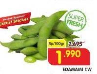 Promo Harga Edamame TW per 100 gr - Superindo