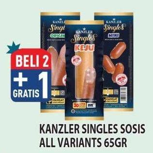Promo Harga Kanzler Sosis Single All Variants 65 gr - Hypermart