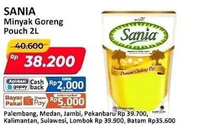 Promo Harga Sania Minyak Goreng 2000 ml - Alfamart