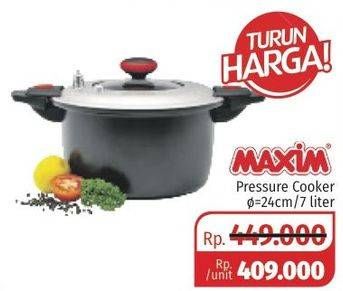 Promo Harga MAXIM Pressure Cooker 24 Cm  - Lotte Grosir