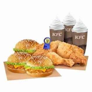 Promo Harga KFC Burger Party 3  - KFC