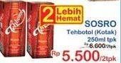Promo Harga SOSRO Teh Botol 250 ml - Indomaret