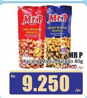 Promo Harga Mr.p Peanuts Madu, Balado 80 gr - Hari Hari