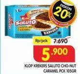 Promo Harga KLOP Saluto Choconut Caramel 105 gr - Superindo