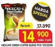 Promo Harga Nescafe Green Blend 10 pcs - Superindo
