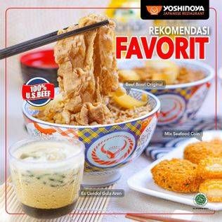 Promo Harga Yoshinoya Beef Bowl Regular  - Yoshinoya