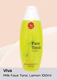 Promo Harga VIVA Face Tonic Lemon 100 ml - TIP TOP