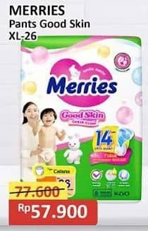 Promo Harga Merries Pants Good Skin XL26 26 pcs - Alfamart