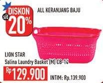 Promo Harga LION STAR Laundry Basket  - Hypermart