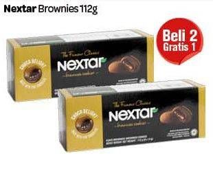 Promo Harga NABATI Nextar Cookies Brownies Choco Delight per 8 pcs 14 gr - Carrefour