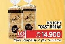 Promo Harga Toast Bread White 1/2  - LotteMart