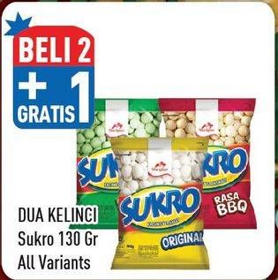 Promo Harga DUA KELINCI Kacang Sukro All Variants 130 gr - Hypermart