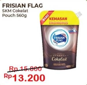 Promo Harga FRISIAN FLAG Susu Kental Manis Cokelat 560 gr - Alfamart