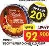 Promo Harga MONDE Butter Cookies 908 gr - Superindo