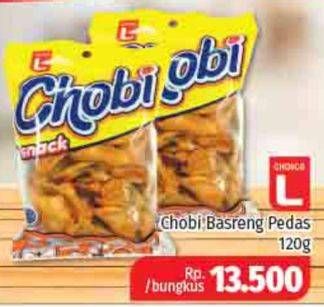 Promo Harga CHOBI Snack Basreng Pedas 120 gr - Lotte Grosir