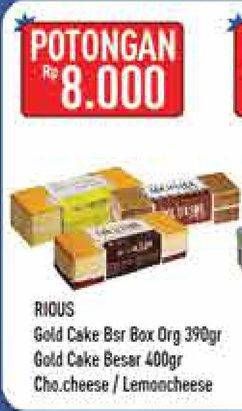 Promo Harga RIOUS Gold Cake  - Hypermart