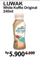 Promo Harga Luwak White Koffie 240 ml - Alfamart