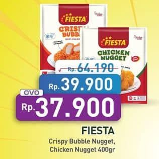 Promo Harga Fiesta Naget Crispy Bubble, Chicken Nugget 500 gr - Hypermart