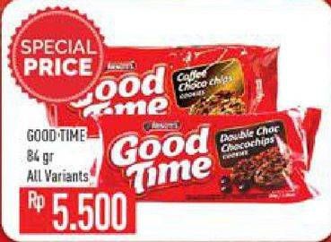 Promo Harga GOOD TIME Cookies Chocochips All Variants 84 gr - Hypermart
