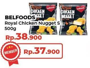 Promo Harga BELFOODS Royal Nugget Chicken Nugget S 500 gr - Yogya